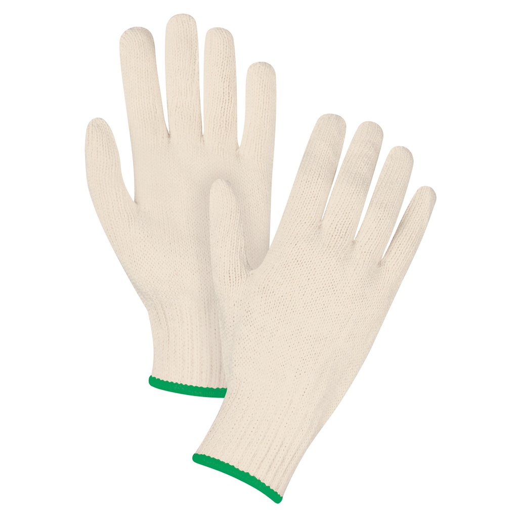 Cotton/polyester knit glove