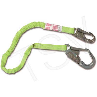 Decelerator lanyards with 4' absorber