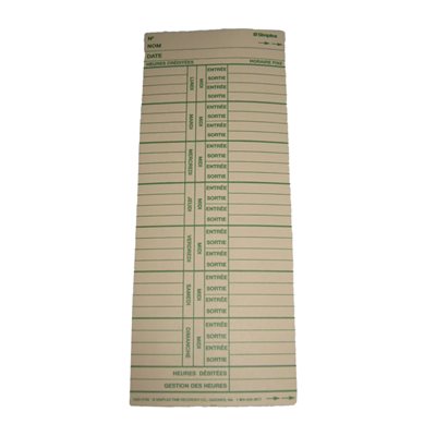 Punch card
