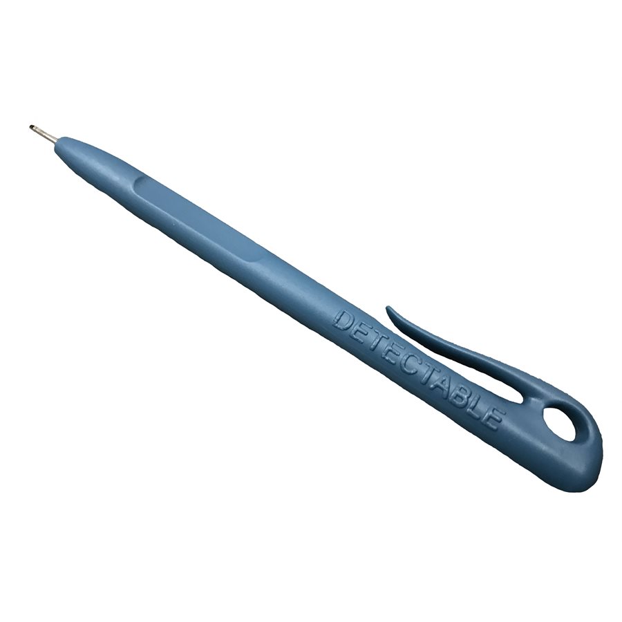 Detectable food industry pen