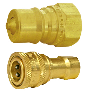 [QDSO-S-F-1/4] Shut-off "Quick" connector (Socket, 1/4")