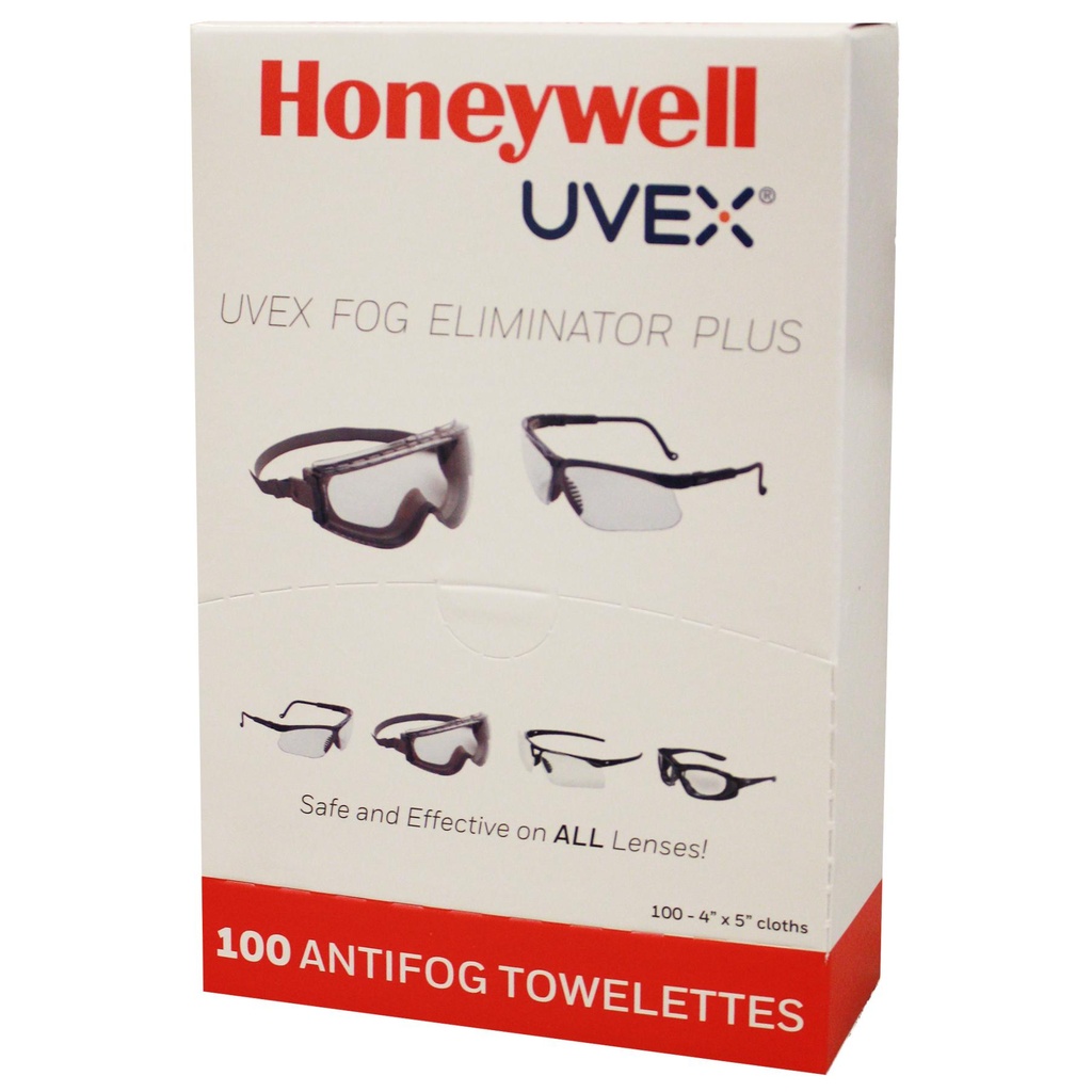 Lingettes antibuée pour lunettes Uvex