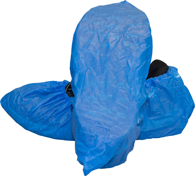 Couvre-chaussure CPE bleu XL (caisse)