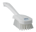 Brosse à récurer avec manche court, soies fermes