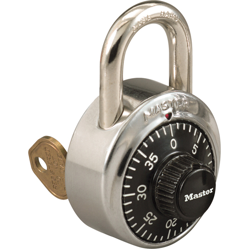 Combination padlock with access