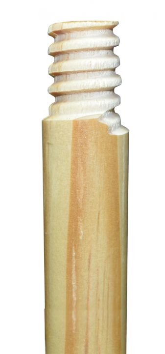 Tapered wood broom handle