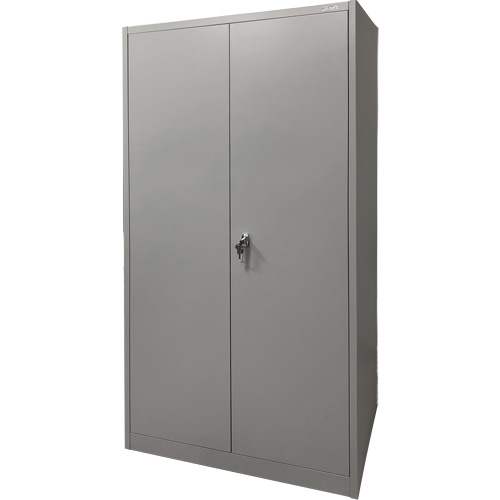 Gray storage cabinet