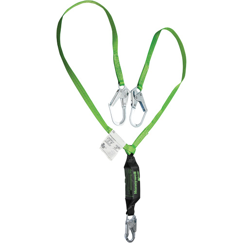 Decelerator lanyard with energy absorber