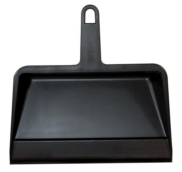 Black handheld dustpan