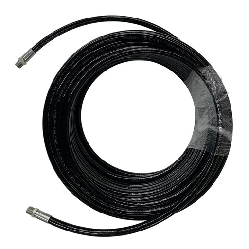 [100R7] 3/8 "X 100 'black drain hose 