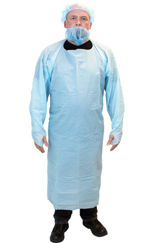[82254375B] Disposable blue apron