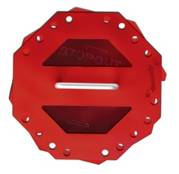 [KCC620] Boitier de cadenassage rouge en plastique
